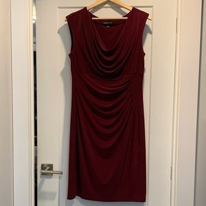 Ralph Lauren burgundy dress
